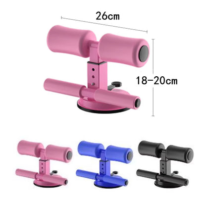 Gym Equipment Exercised Abdomen Arms Stomach Thighs Legsthin Fitness Suction Cup Type Sit up Bar Self-Suction Abs Machine