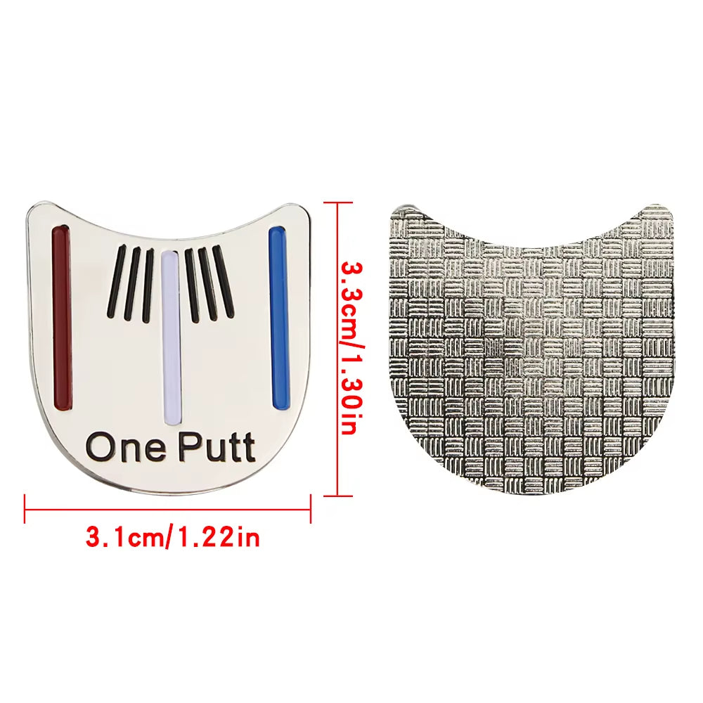 New Arrival Golf Marker W Golf Hat Clip Magnetic Alloy Golf Mark for Golf Ball Sport Drop Shipping